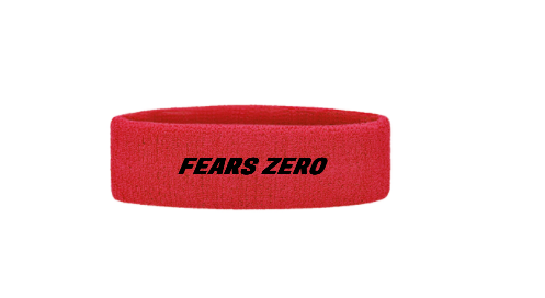 Fears Zero Original Red Sweatband